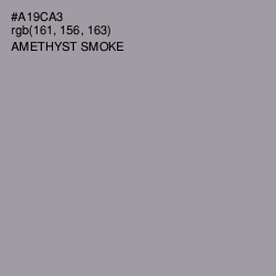 #A19CA3 - Amethyst Smoke Color Image